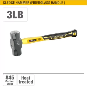 UYUS COMBO CON MANGO DE FIBRA DE VIDRIO – 3LB