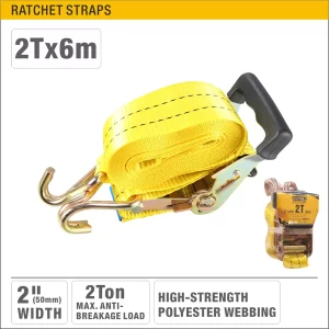 UYUS CORREA DE AMARRE (TEMPLÓN) CON TRINQUETE – 2″X6M-2T