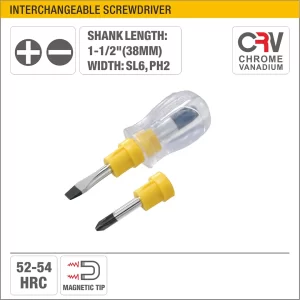 UYUS DESTORNILLADOR INTERCAMBIABLE (PUNTA IMÁNTADA) – 6X38MM(+-)