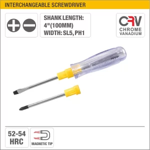 UYUS DESTORNILLADOR INTERCAMBIABLE (PUNTA IMÁNTADA) – 6X100MM(+-)