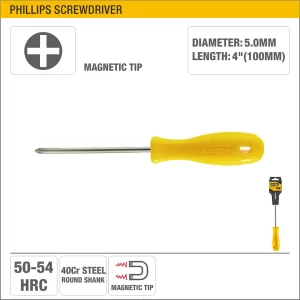 UYUS DESTORNILLADOR ESTRELLA CON MANGO PVC – PH1X100