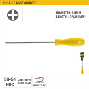 UYUS DESTORNILLADOR ESTRELLA CON MANGO PVC – PH2X250