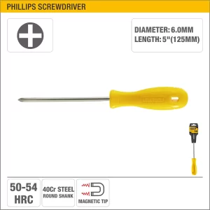 UYUS DESTORNILLADOR ESTRELLA CON MANGO PVC – PH2X125