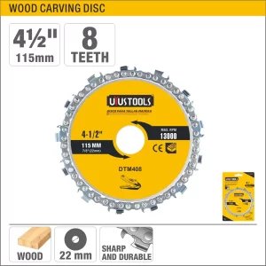 UYUS DISCO DE TALLADO PARA MADERA – 115MM (8 DIENTES)
