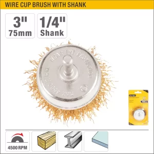 UYUS ESCOBILLA REDONDA PARA TALADRO EN COPA – 3″(75MM)X1/4″(6MM)
