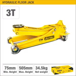 UYUS GATA HIDRÁULICA DE PISO PARA PERFIL BAJO – 3T