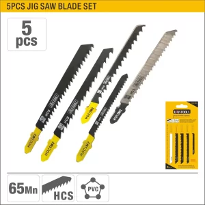 UYUS JUEGO DE 5 PCS DE HOJAS DE SIERRA DE CALADORA COMBINADAS PARA MADERA