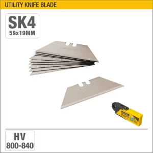 UYUS JUEGO DE 10 PCS DE CUCHILLAS DE ESTILETE (RÍGIDA) – 19MM