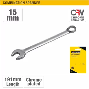 UYUS LLAVE COMBINADA BOCA-CORONA – 15MM