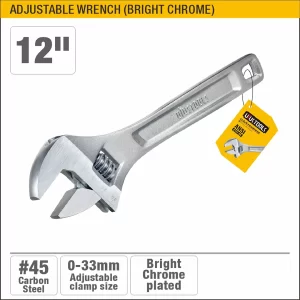 UYUS LLAVE FRANCESA MATE CROMADA – 12″