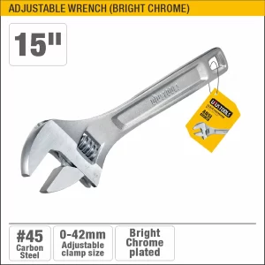 UYUS LLAVE FRANCESA MATE CROMADA – 15″