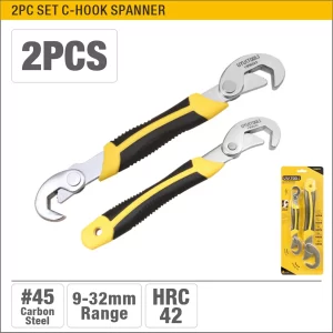 UYUS JUEGO DE 2 PCS DE LLAVES UNIVERSALES EN C – 9-32MM