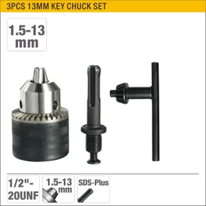 UYUS MANDRIL CON ADAPTADOR – 13MM–20UNF