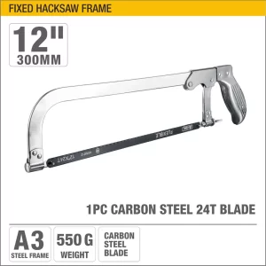 UYUS SIERRA DE ARCO CROMADA FIJA – 12″