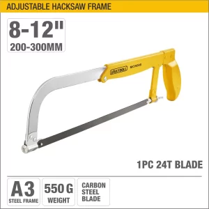 UYUS SIERRA DE ARCO AJUSTABLE – 8″-12″