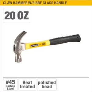 UYUS MARTILLO DELUXE CON MANGO DE FIBRA DE VIDRIO – 20OZ