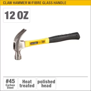 UYUS MARTILLO DELUXE CON MANGO DE FIBRA DE VIDRIO – 12OZ