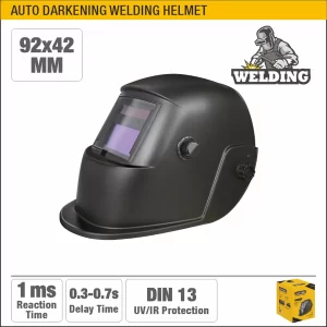 UYUS CASCO DE SOLDADURA SOLAR CON OSCURECIMIENTO AUTOMÁTICO CON BATERÍA