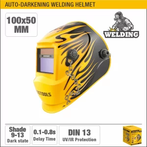 UYUS CASCO DE SOLDADURA SOLAR CON OSCURECIMIENTO AUTOMÁTICO (LIT-BATERÍA)