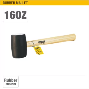 UYUS MAZO DE GOMA CON MANGO DE MADERA – 16OZ