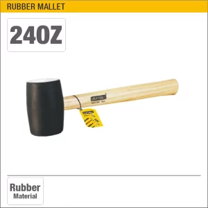 UYUS MAZO DE GOMA CON MANGO DE MADERA – 24OZ