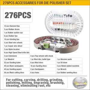 UYUS JUEGO DE 276 PCS DE ACCESORIOS PARA DREMEL