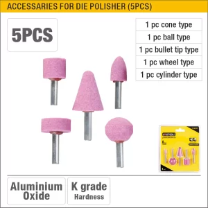 UYUS JUEGO DE 5 PCS DE PIEDRAS PARA DREMEL – 6MM