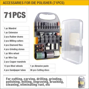 UYUS JUEGO DE 71 PCS DE ACCESORIOS PARA DREMEL