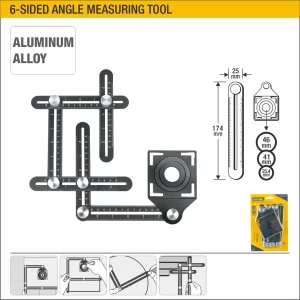 UYUS POSICIONADOR PARA CORTE EN CERÁMICA CON 6 PUNTOS