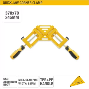 UYUS PRENSA ESQUINERA MANDÍBULA RÁPIDA DE ALUMINIO – 68MM