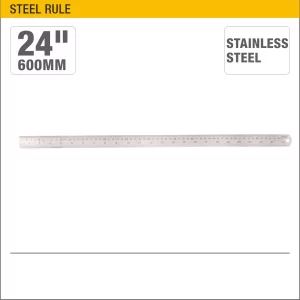 UYUS REGLA DE ACERO INOXIDABLE – 24″
