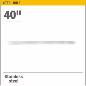 UYUS REGLA DE ACERO INOXIDABLE – 40″