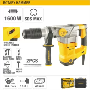 UYUS ROTOMARTILLO ROTATIVO (VEL. REGULABLE) (SDS-MAX) – 1600W 10J