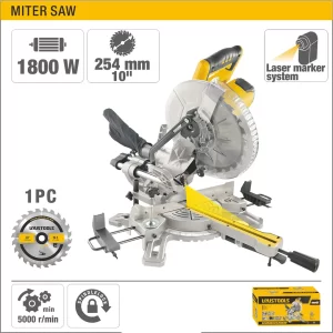 UYUS SIERRA INGLETADORA – 255MM 1800W