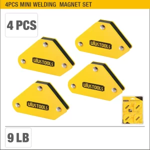 UYUS JUEGO DE 4 PCS DE SUJETADORES MAGNÉTICOS PARA SOLDAR
