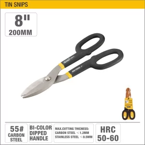 UYUS TIJERA DELUXE DE PATRÓN RECTO – 8″