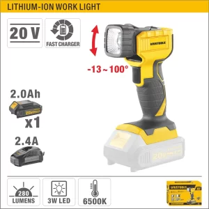 UYUS LINTERNA INALÁMBRICA DE TRABAJO (LED) – 20V/2.0A