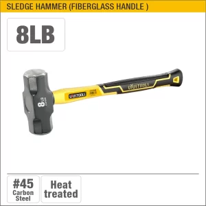 UYUS COMBO CON MANGO DE FIBRA DE VIDRIO – 8 LB