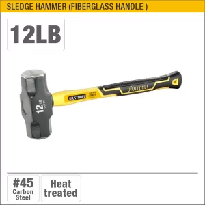 UYUS COMBO CON MANGO DE FIBRA DE VIDRIO – 12 LB