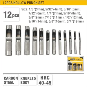 UYUS JUEGO DE 12 PCS DE SACABOGADOS – 1/8″-3/4″