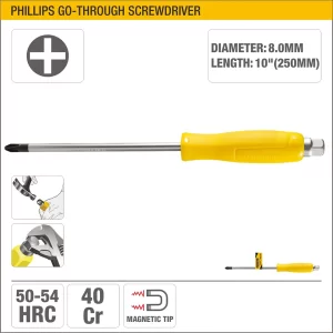 UYUS DESTORNILLADOR ESTRELLA DE GOLPE CON MANGO PVC – PH3X250MM