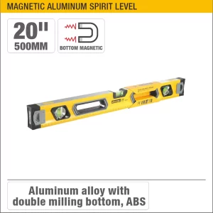 UYUS NIVEL DE CAJA PRO-MAGNÉTICO – 500MM/20″