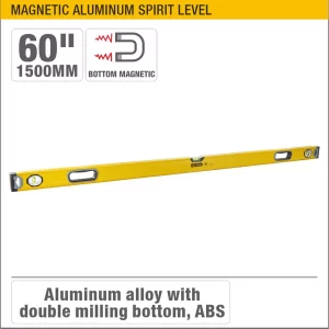 UYUS NIVEL DE CAJA PRO-MAGNÉTICO – 1500MM/60″