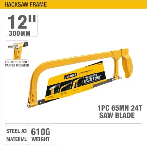 UYUS SIERRA DE ARCO DE ALTA TENSIÓN DE MANGO DE PLÁSTICO – 12″