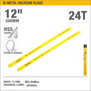UYUS HOJA DE SIERRA DE BIMETAL – 12″X24T