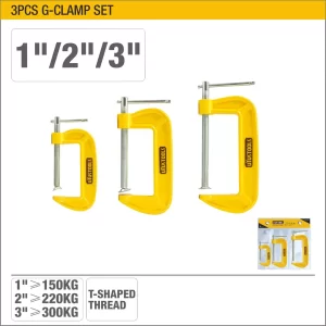 UYUS JUEGO DE 3 PCS DE PRENSAS G – 1″,2″,3″