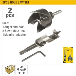 UYUS JUEGO DE 2 PCS DE SIERRAS PARA AGUJEROS (CHAPA)