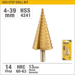 UYUS BROCA ESCALONADA PARA TALADRO – 4-39MM