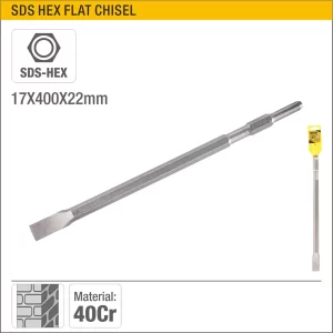UYUS CINCEL (PLANA) – SDS-HEX – 17X400X22