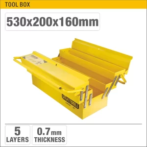 UYUS CAJA DE HERRAMIENTAS METÁLICA – 3 NIVELES – 20″